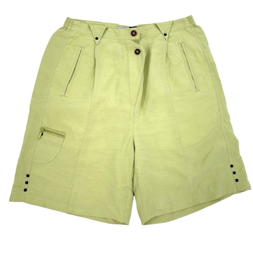 Jamie Sadock High Rise Long‎ Women’s Golf Shorts Green Size 10
